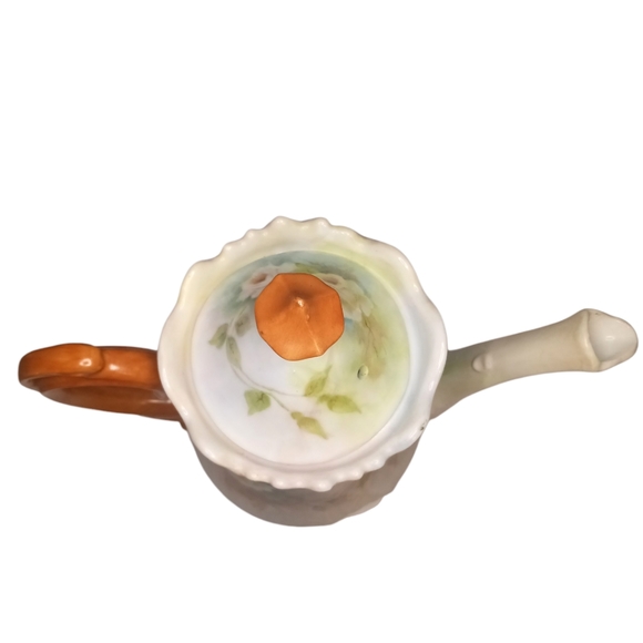 Vintage Hand Painted Yellow Roses Tea Set - Tea Pot, Creamer, Sugar Bowl… - Picture 6 of 16